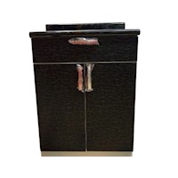 Repostero alacena Mueble de cocina Griego Negro